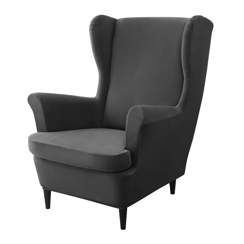 Housse de canapé épaisse extensible en velours pour fauteuil, vue d'ensemble