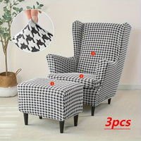 Housse de canapé extensible en polaire jacquard à housses séparées