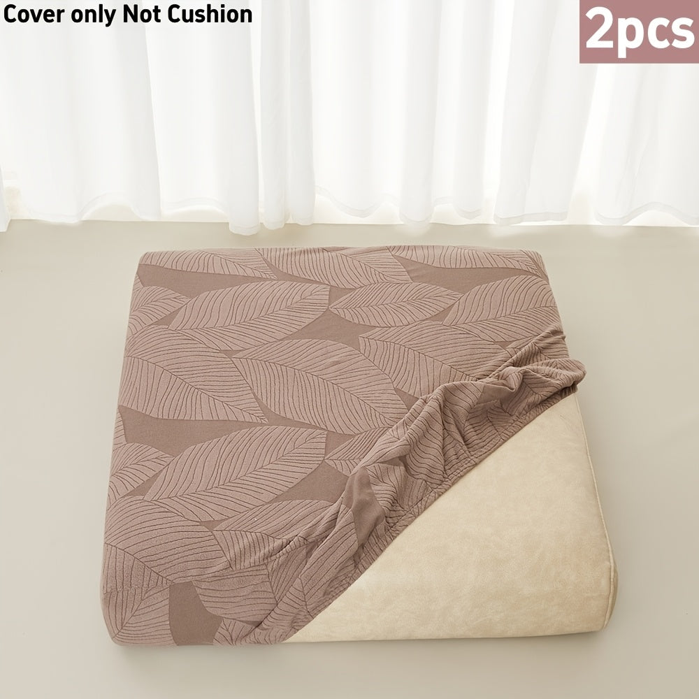 Housse de coussin en jacquard, mise en situation