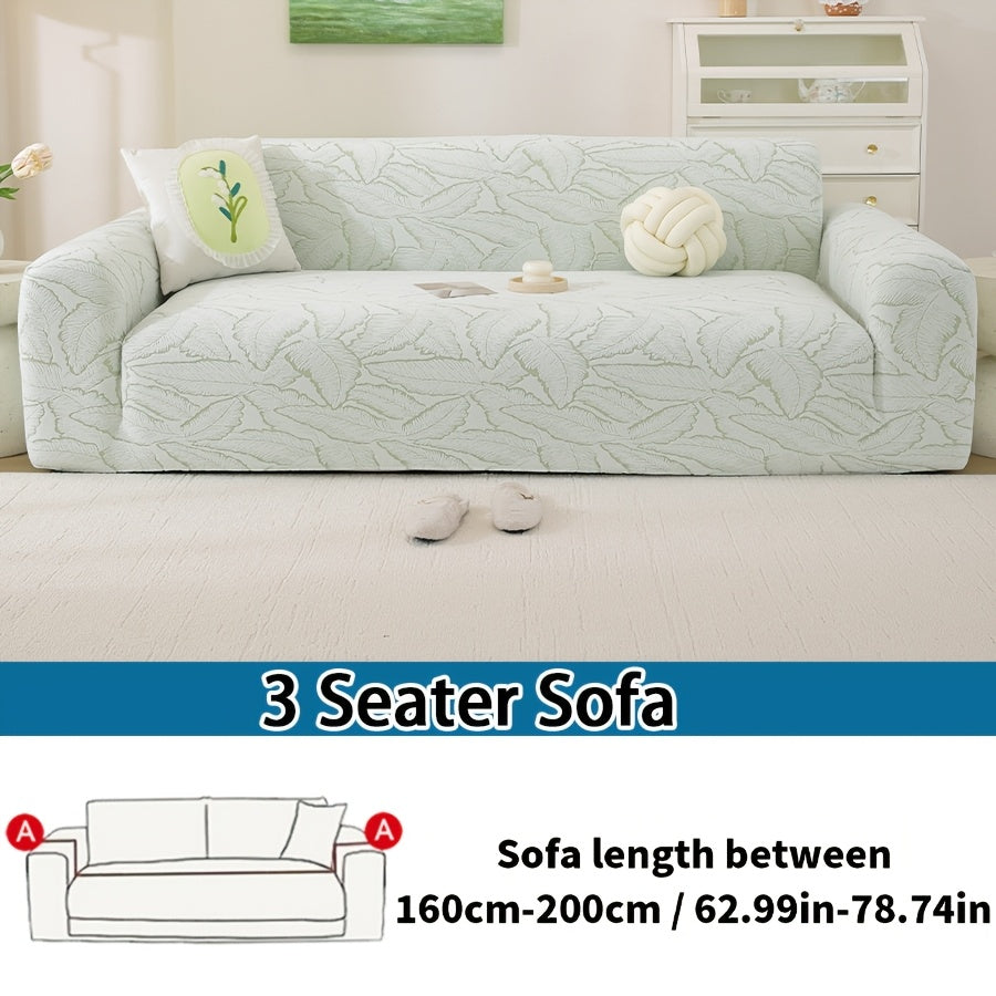 Housse de canapé extensible en polyester, gros plan sur le tissu