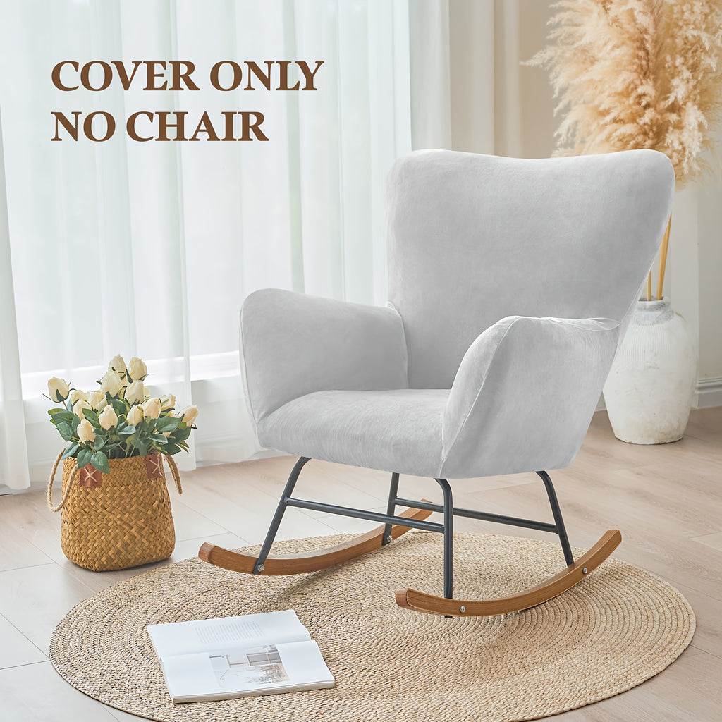 Housse de fauteuil extensible en velours pour fauteuil, tissu de 180 à 200 g/m²