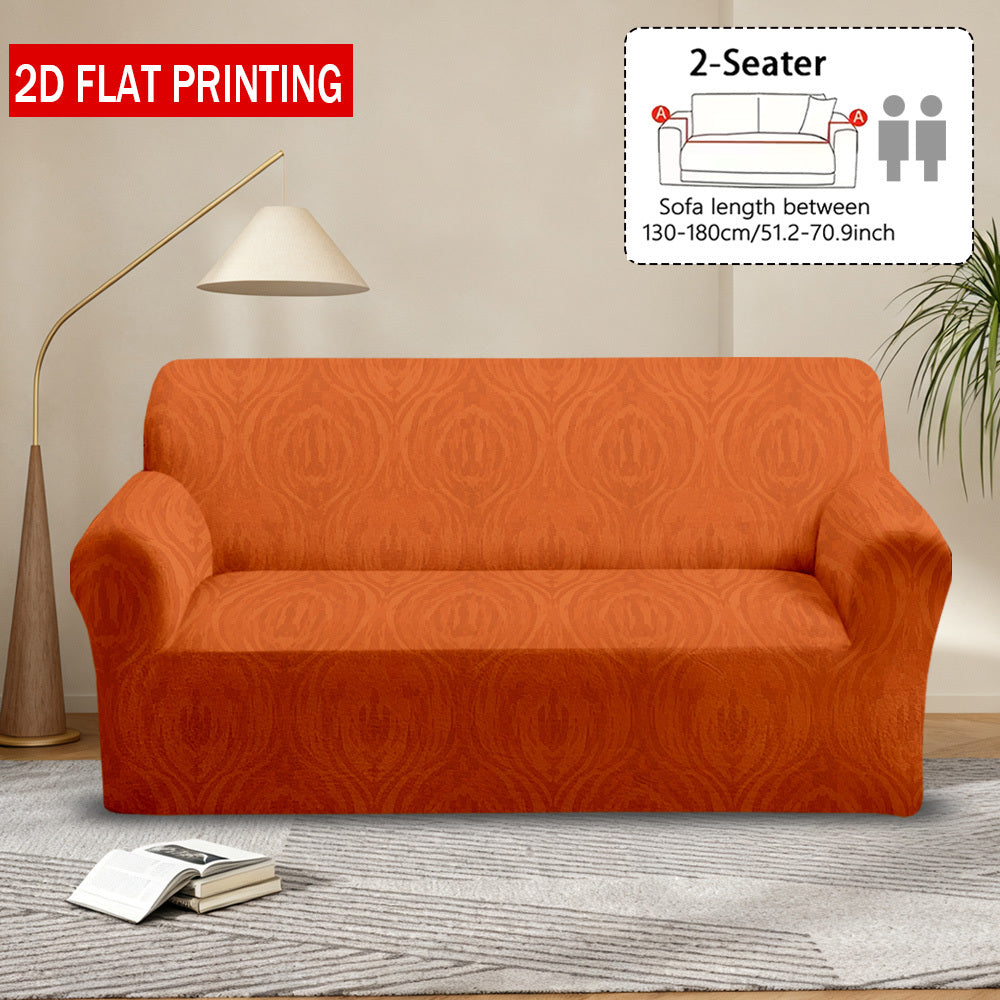 Housse de canapé en velours au rendu glamour, compatible fauteuil, canapé deux places, canapé trois places Image