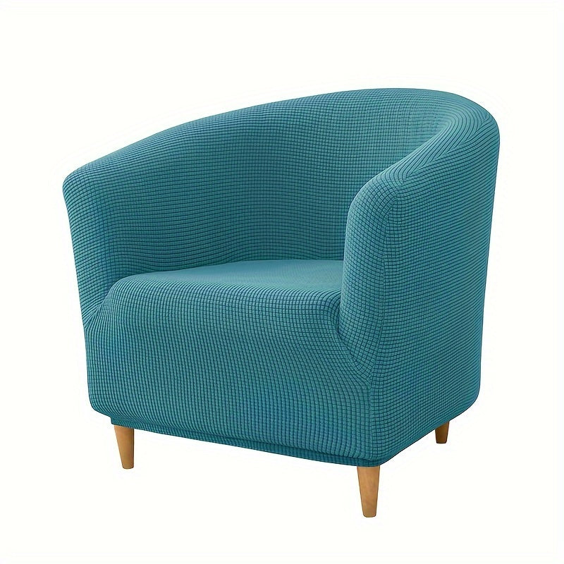 Housse de fauteuil épaisse extensible en polaire jacquard pour fauteuil, détail de la finition