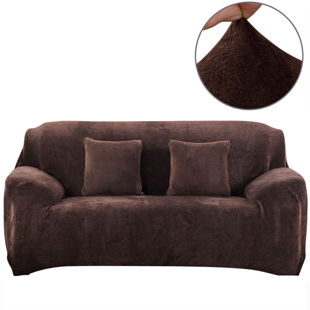 Housse de canapé légère en velours pour canapé trois places, compatible canapé trois places