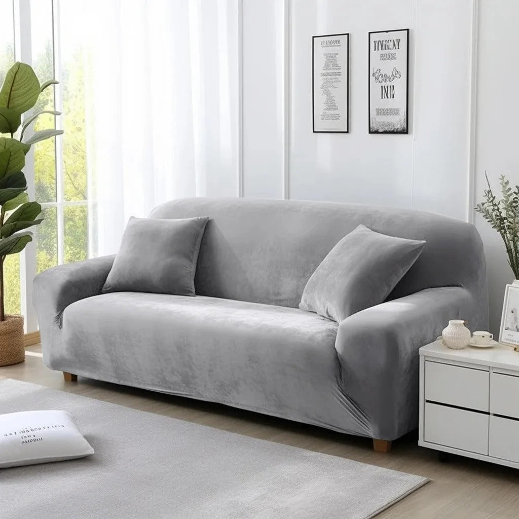 Housse de canapé en velours délavée, tissu de 400 à 450 g/m² Image