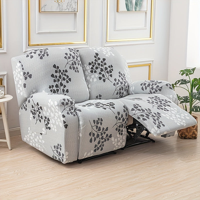 Housse de fauteuil extensible en fibre de lait avec poche de rangement, tissu de 160 à 180 g/m²