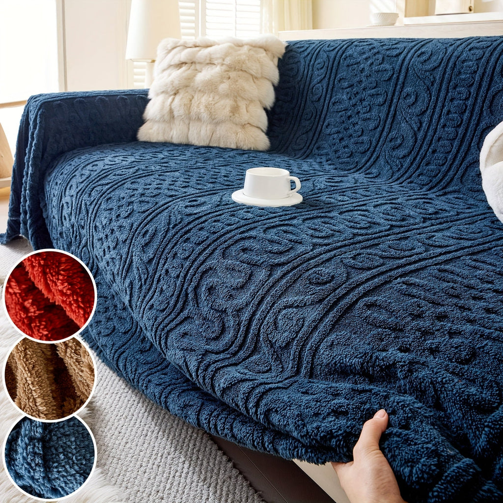 Serviette de canapé en velours polypyrène avec, visuel produit