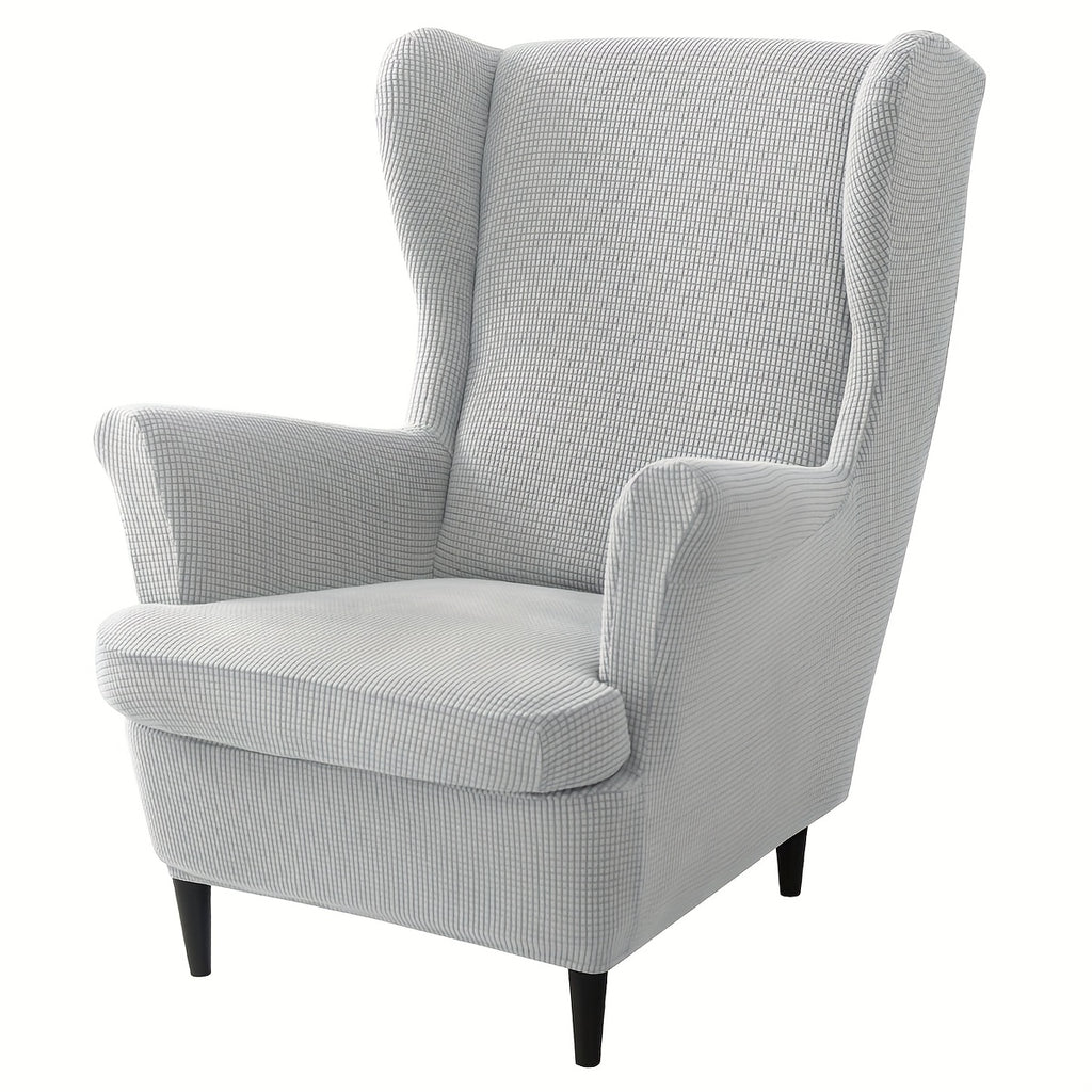 Housse de canapé épaisse extensible en velours côtelé jacquard pour fauteuil, vue d'ensemble