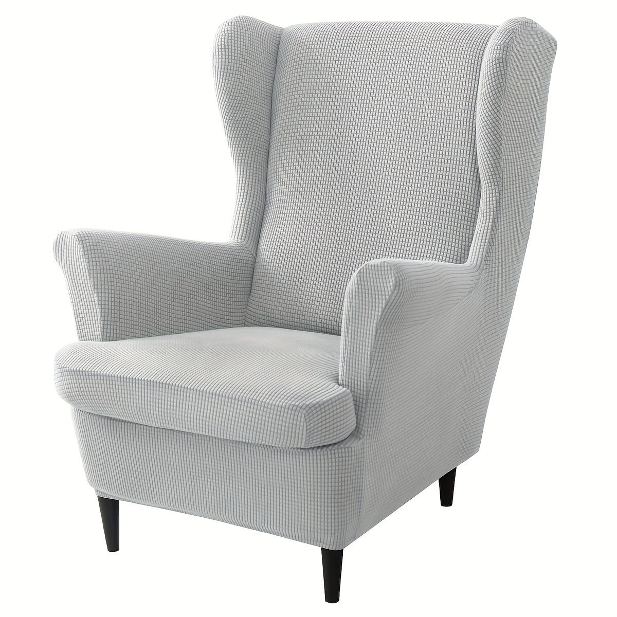 Housse de canapé épaisse extensible en velours côtelé jacquard pour fauteuil, vue d'ensemble