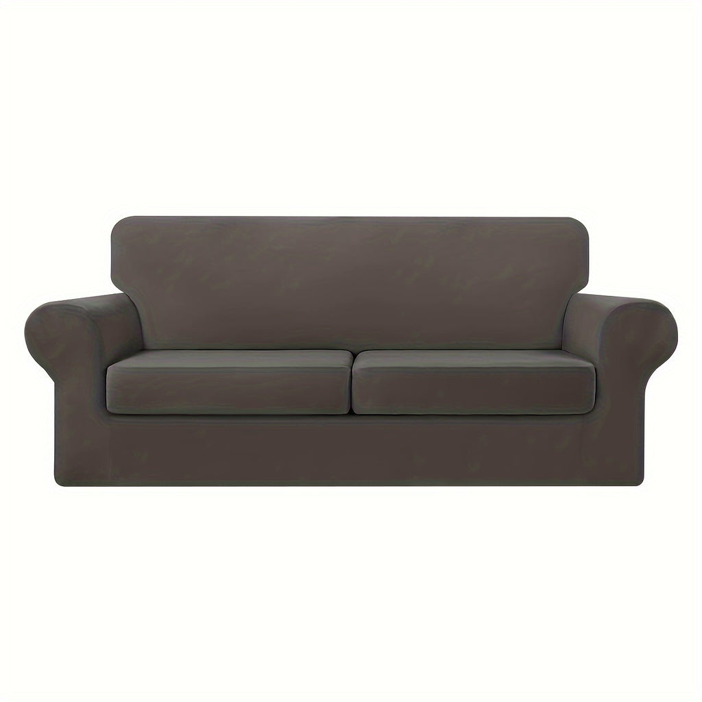 Housse de canapé extensible en fibre de lait, vue d'ensemble