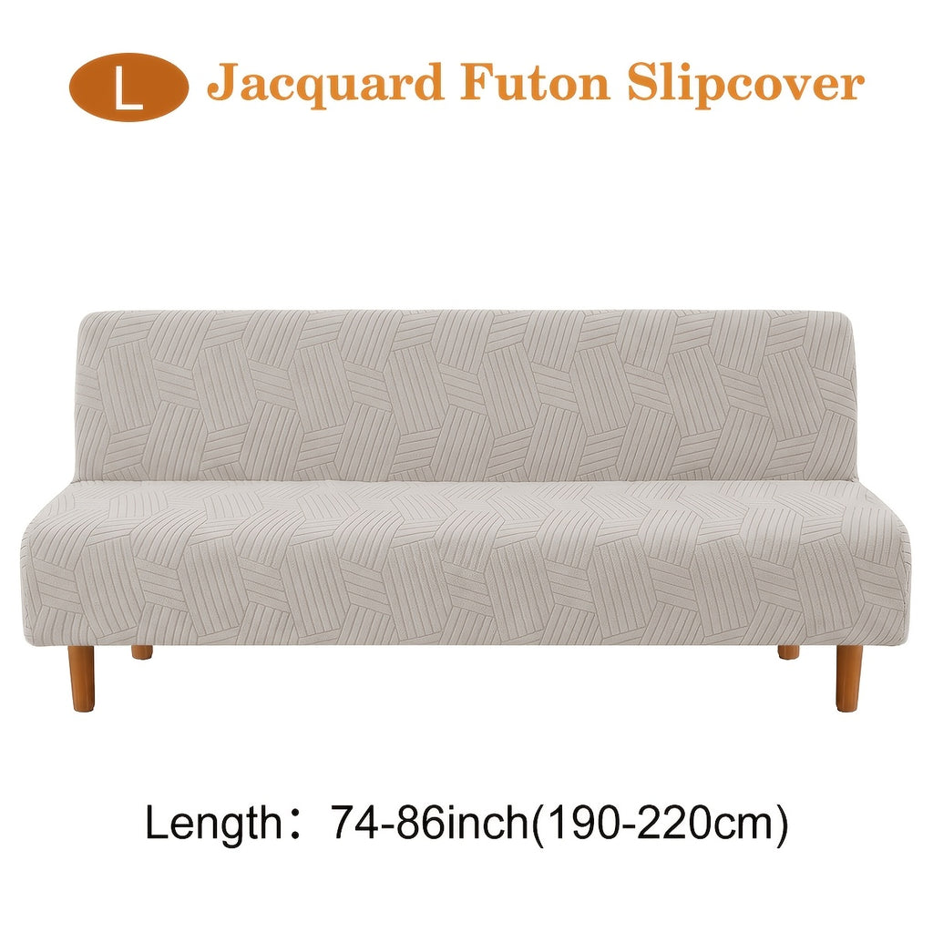 Housse de canapé extensible en velours côtelé jacquard, détail de la finition