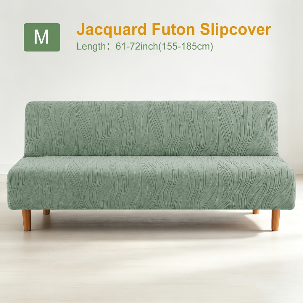 Housse d'accoudoir extensible en polaire jacquard sans accoudoirs, mise en situation