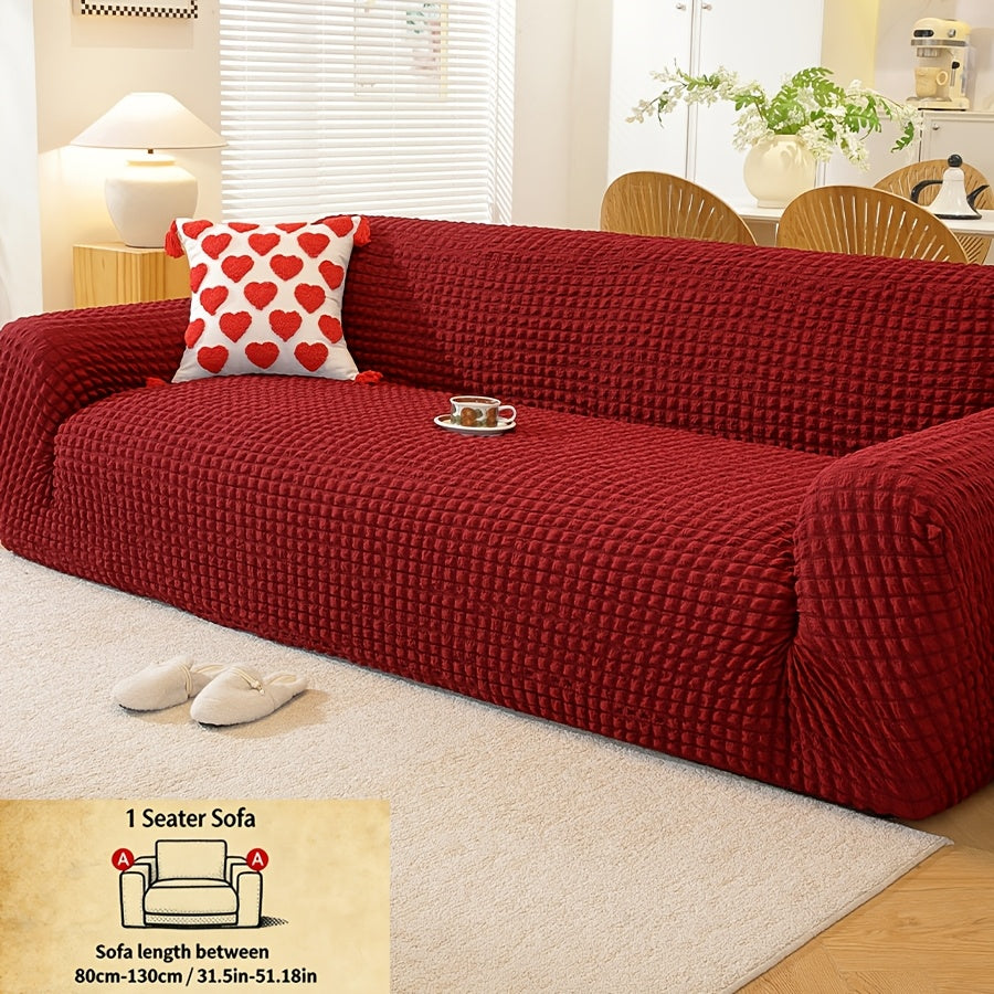 Housse de canapé épaisse extensible en polyester