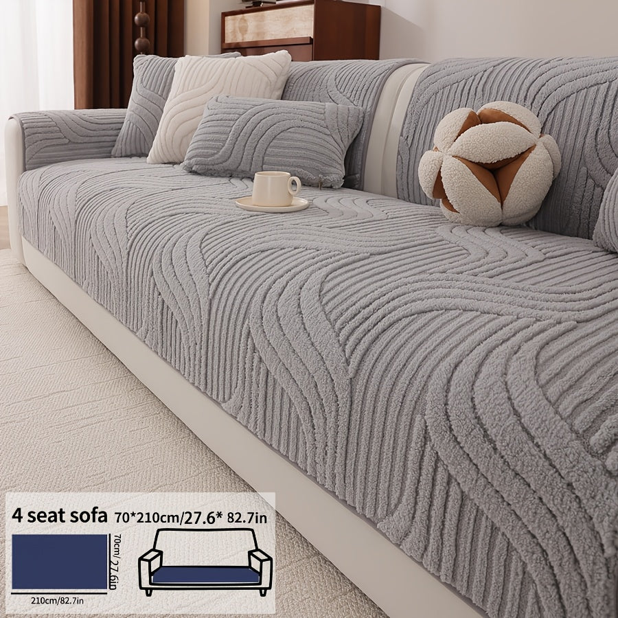 Housse de coussin épaisse en velours matelassée antidérapante d'esprit bohème, détail de l'ourlet