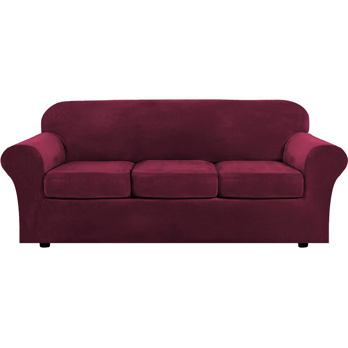 Housse de canapé légère en velours d'esprit vintage, tissu de 100 à 120 g/m² Image