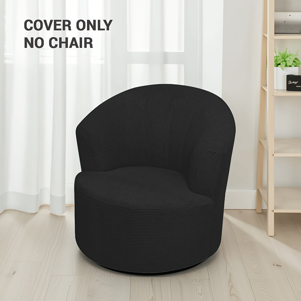 Housse de fauteuil extensible en velours côtelé jacquard pour fauteuil, autre coloris