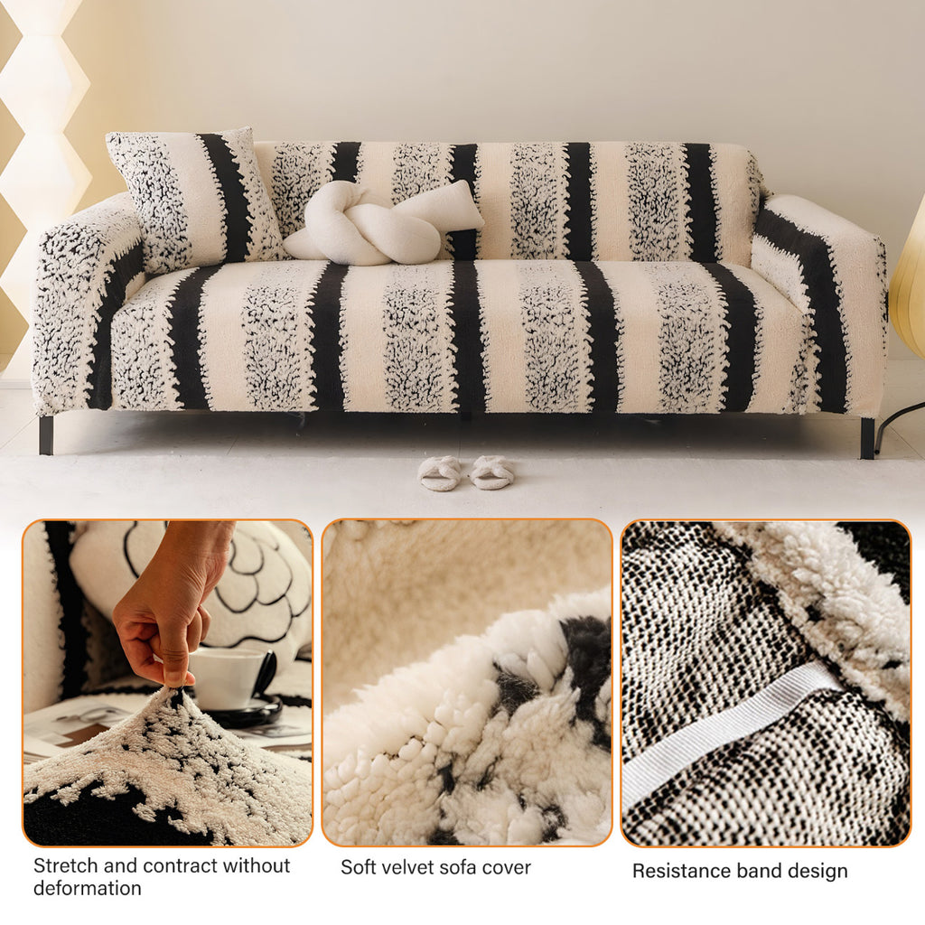 Housse de canapé légère en peluche, autre coloris