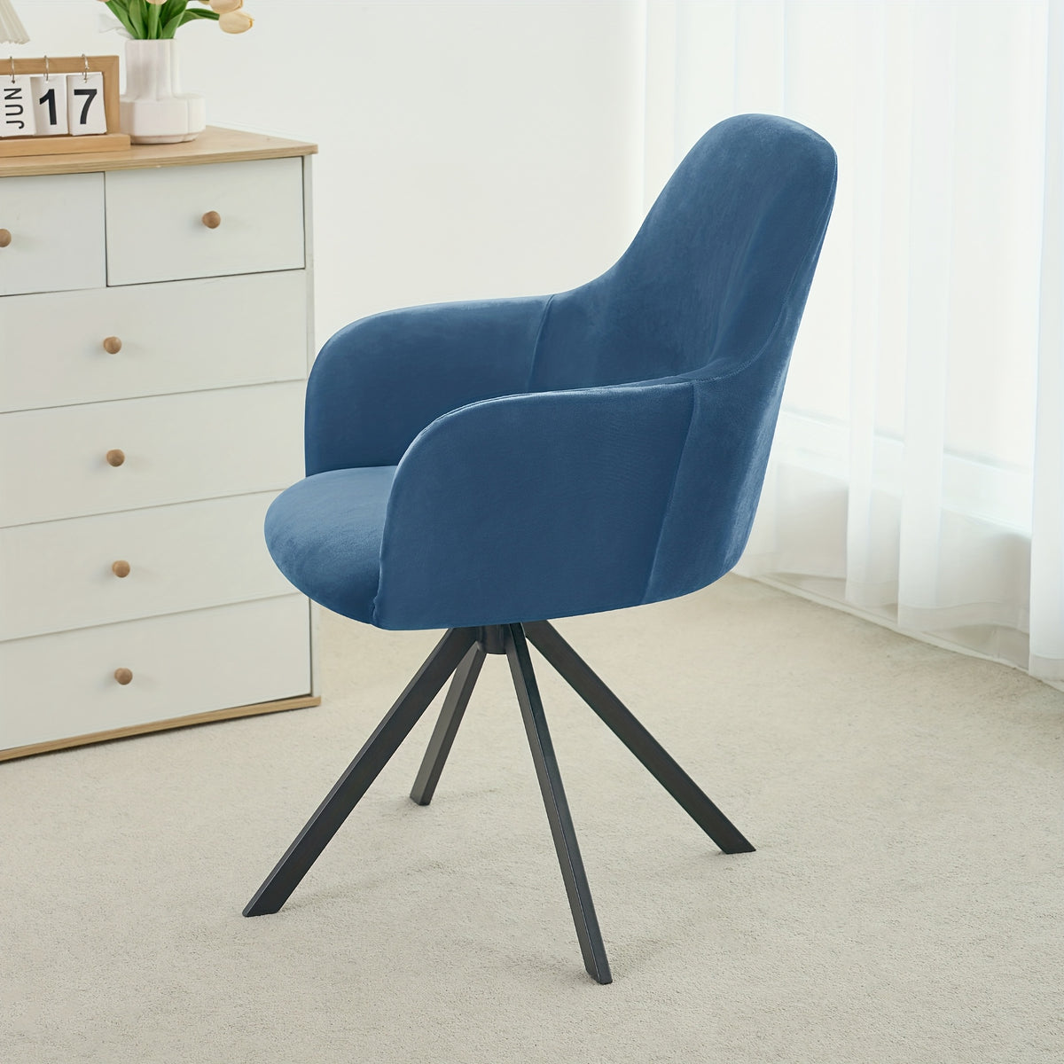 Housse de fauteuil extensible en velours, autre coloris