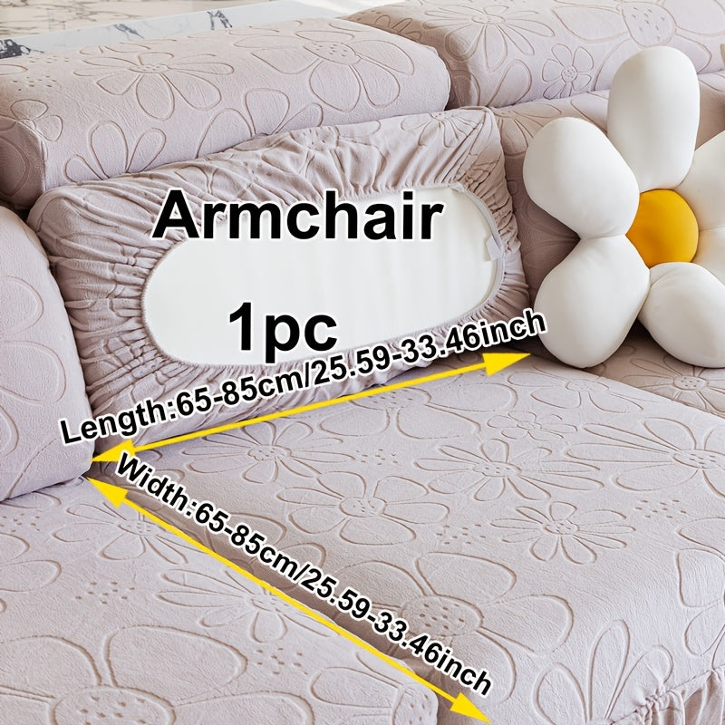 Housse de canapé en polaire anti-griffes, mise en situation