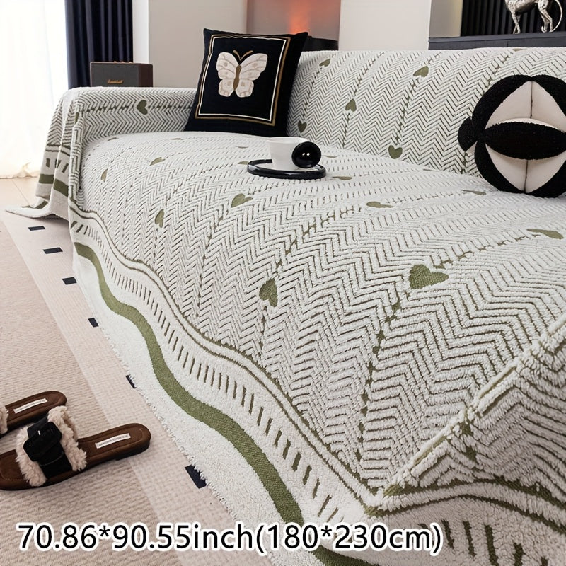Housse de canapé épaisse en polyester, autre coloris