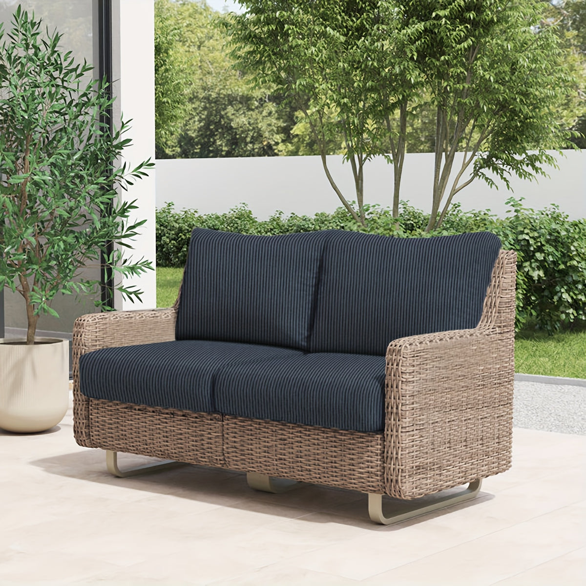 Housse de canapé extensible en polaire, mise en situation
