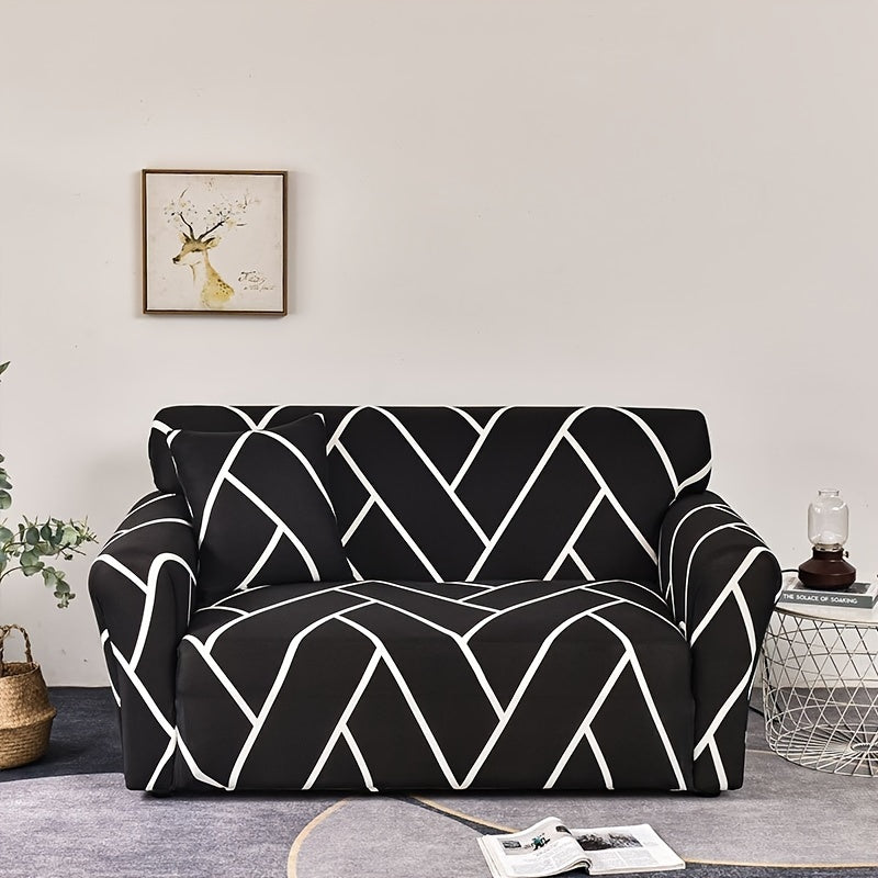 Housse de canapé en fibre de lait antidérapante, compatible fauteuil, canapé deux places, canapé trois places