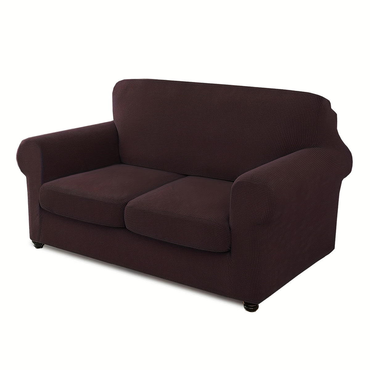 Housse de canapé épaisse extensible en polaire antidérapante, compatible fauteuil, canapé deux places, canapé trois places