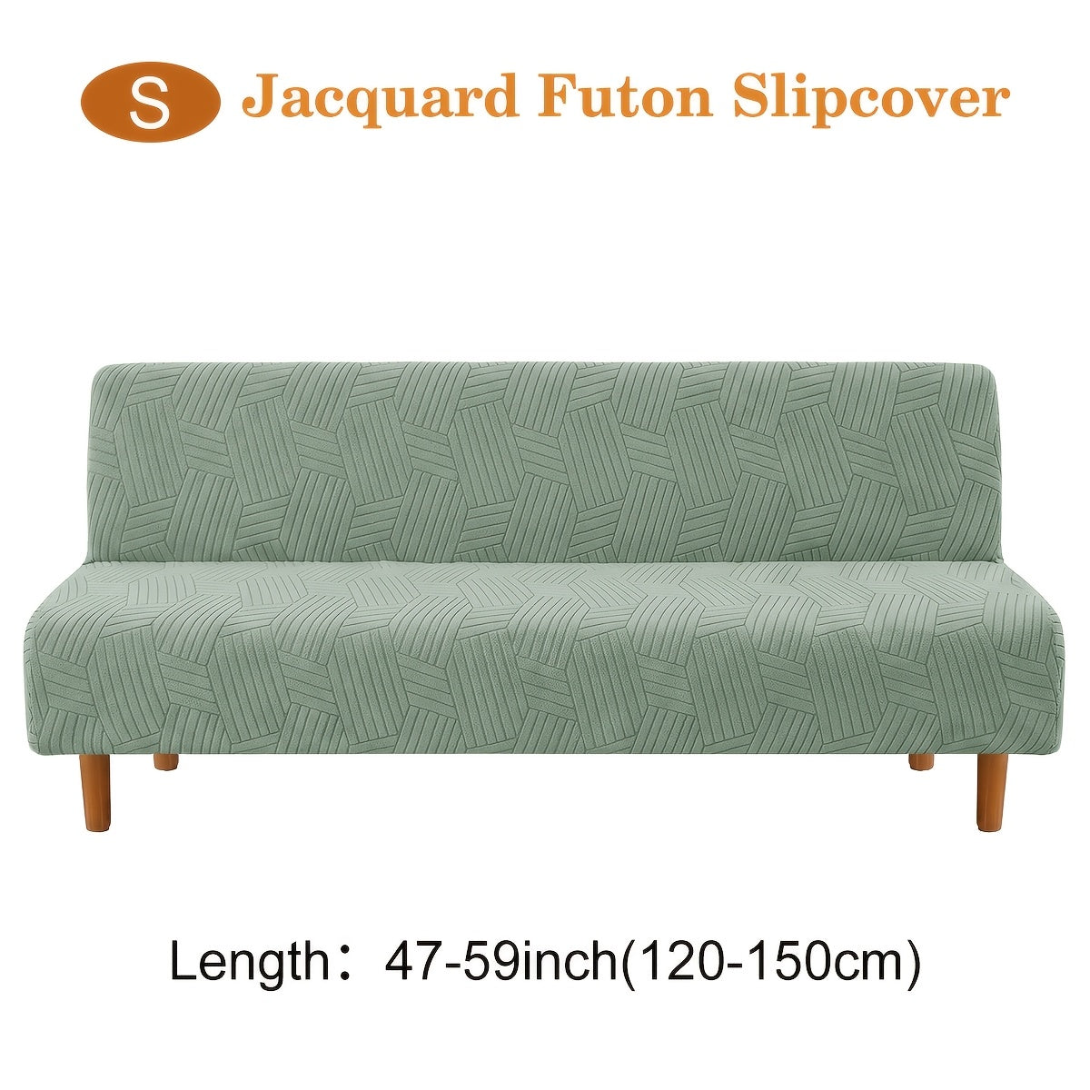 Housse de canapé extensible en velours côtelé jacquard, vue de dos