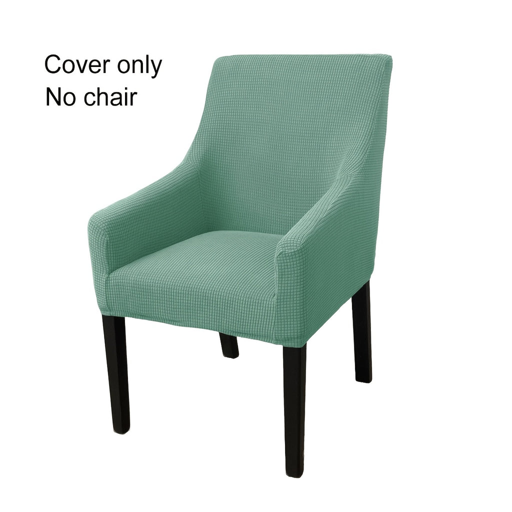 Housse de chaise épaisse extensible en velours côtelé jacquard, tissu de 200 à 250 g/m²