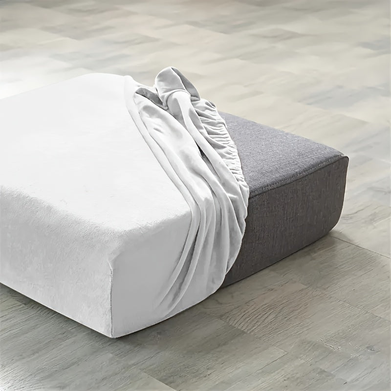 Housse de coussin épaisse extensible en velours Image