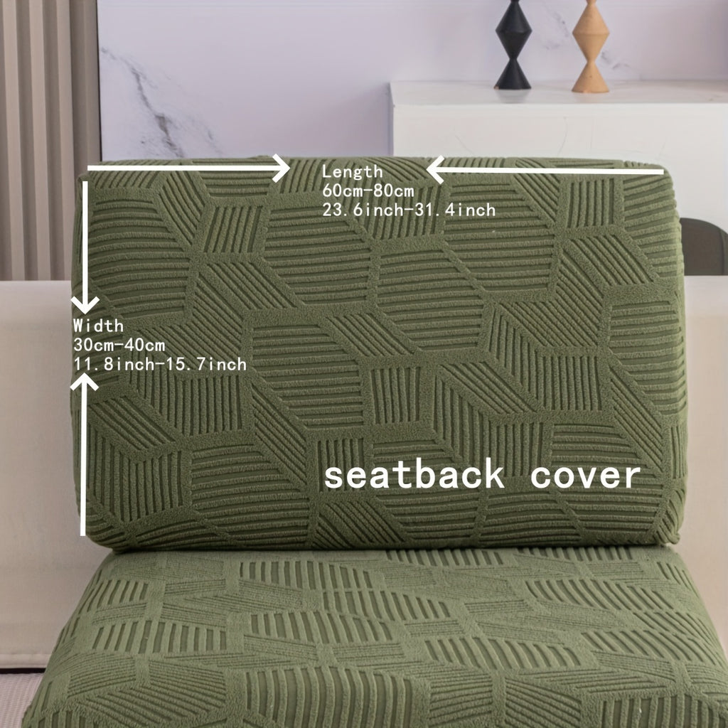 Housse de canapé épaisse extensible en polaire à housses séparées, compatible fauteuil, canapé deux places, canapé trois places