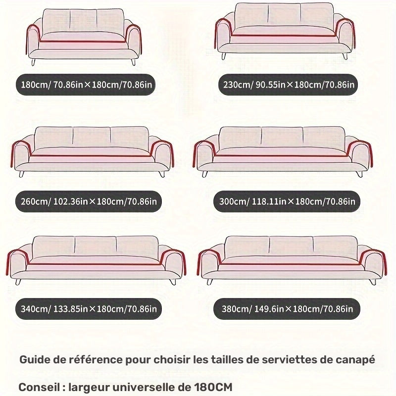 Housse de canapé, mise en situation