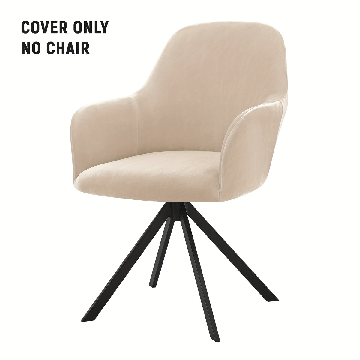 Housse de fauteuil extensible en velours