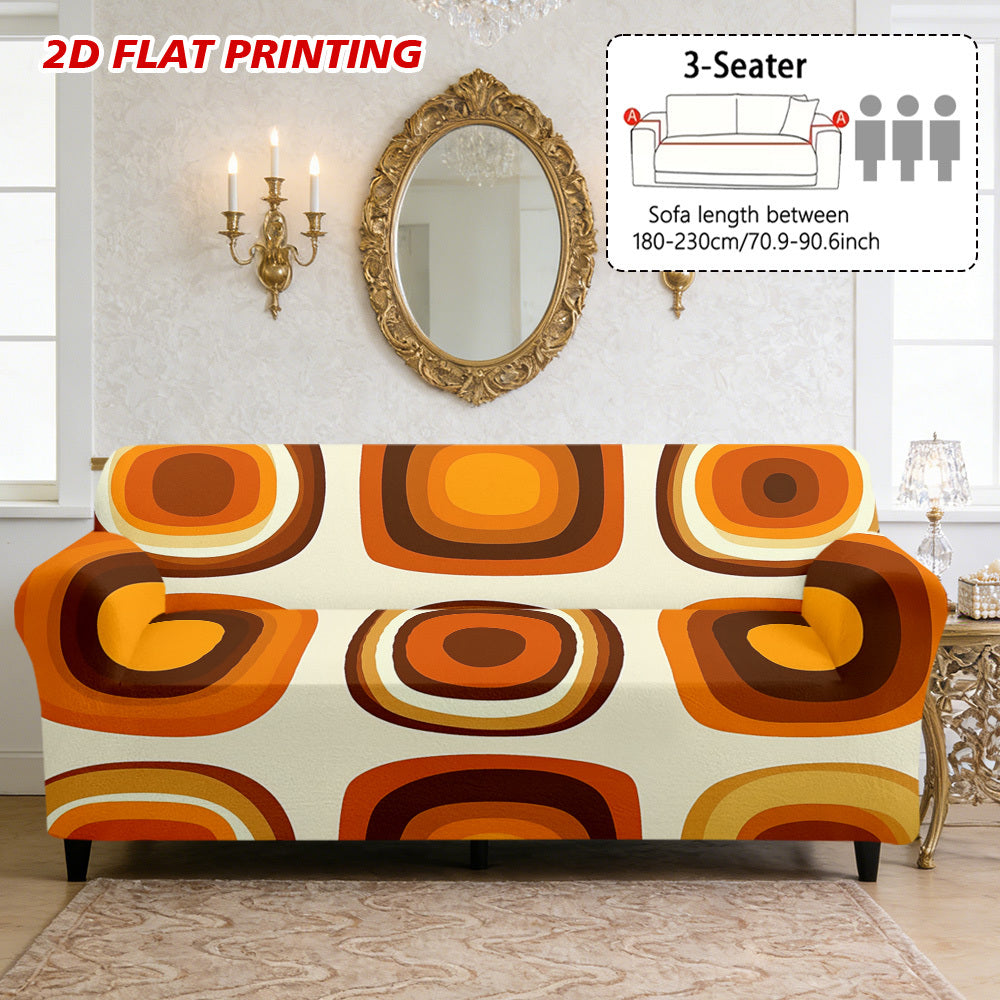 Housse de canapé en velours à carreaux, compatible fauteuil, canapé deux places, canapé trois places
