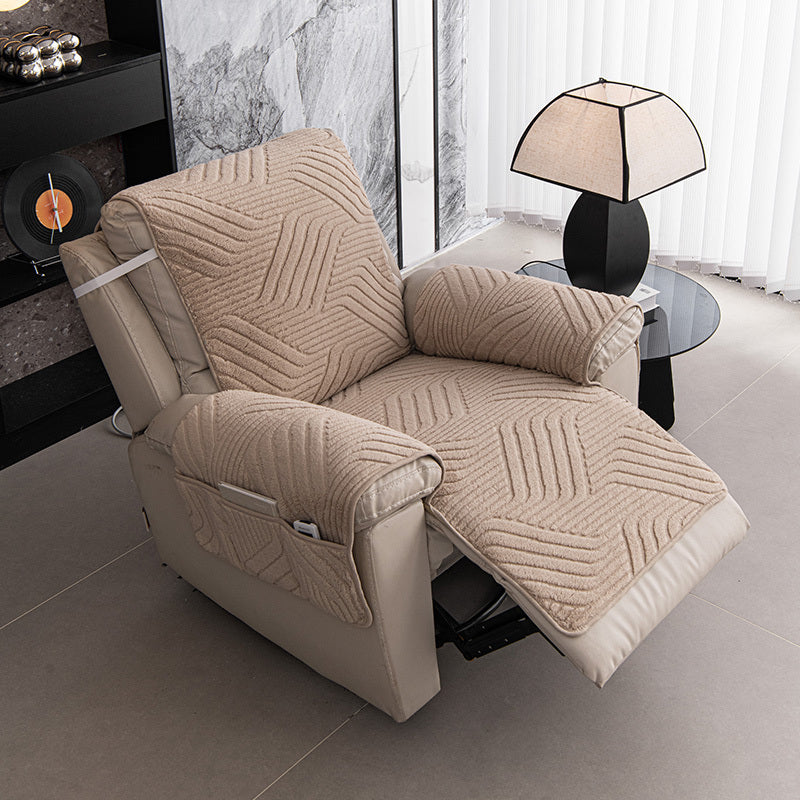 Housse de canapé en velours jacquard antidérapante d'esprit vintage, tissu de 250 à 300 g/m²