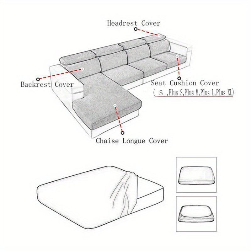 Housse de coussin extensible en velours jacquard — détail de la matière : velours Image