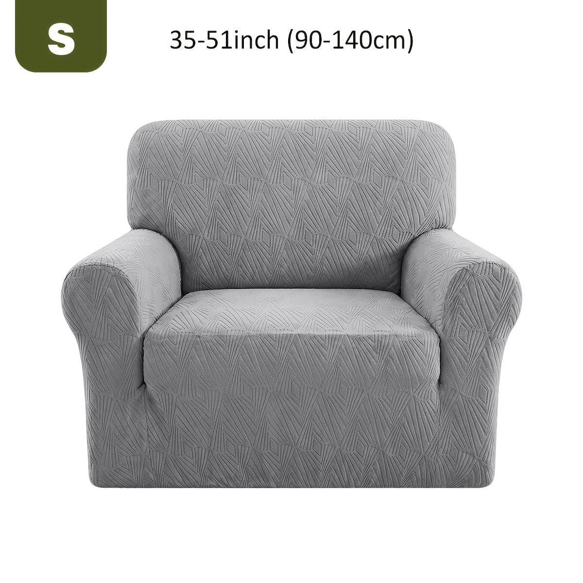 Housse de canapé extensible en polaire jacquard, gros plan sur le tissu