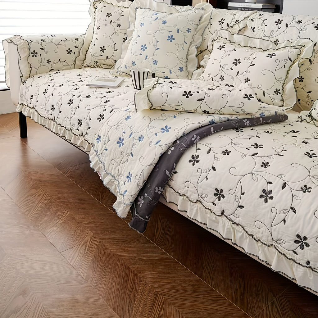 Housse de coussin antidérapante pour canapé d'angle