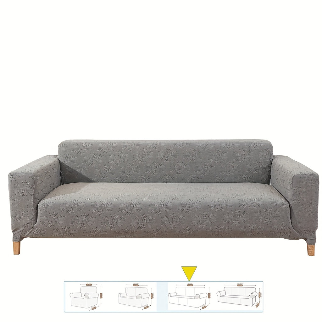 Housse de canapé épaisse extensible en polaire jacquard anti-griffes, tissu de 200 à 250 g/m²