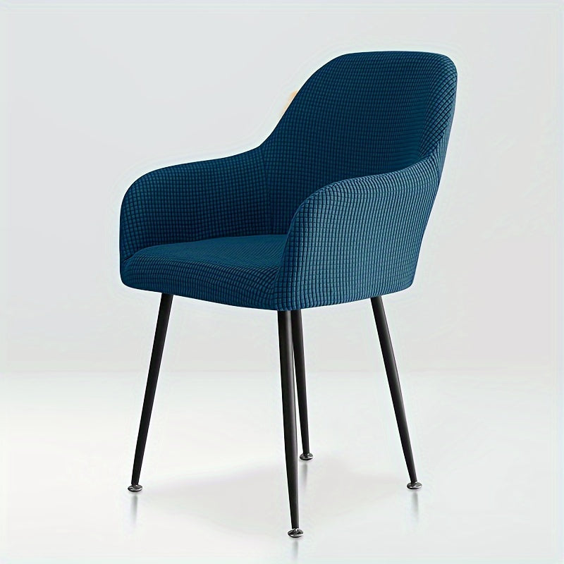 Housse de fauteuil extensible en polyester, détail de la finition