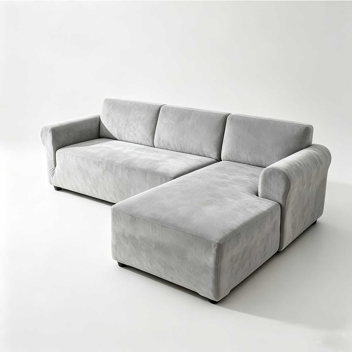 Housse de canapé extensible en velours jacquard Image