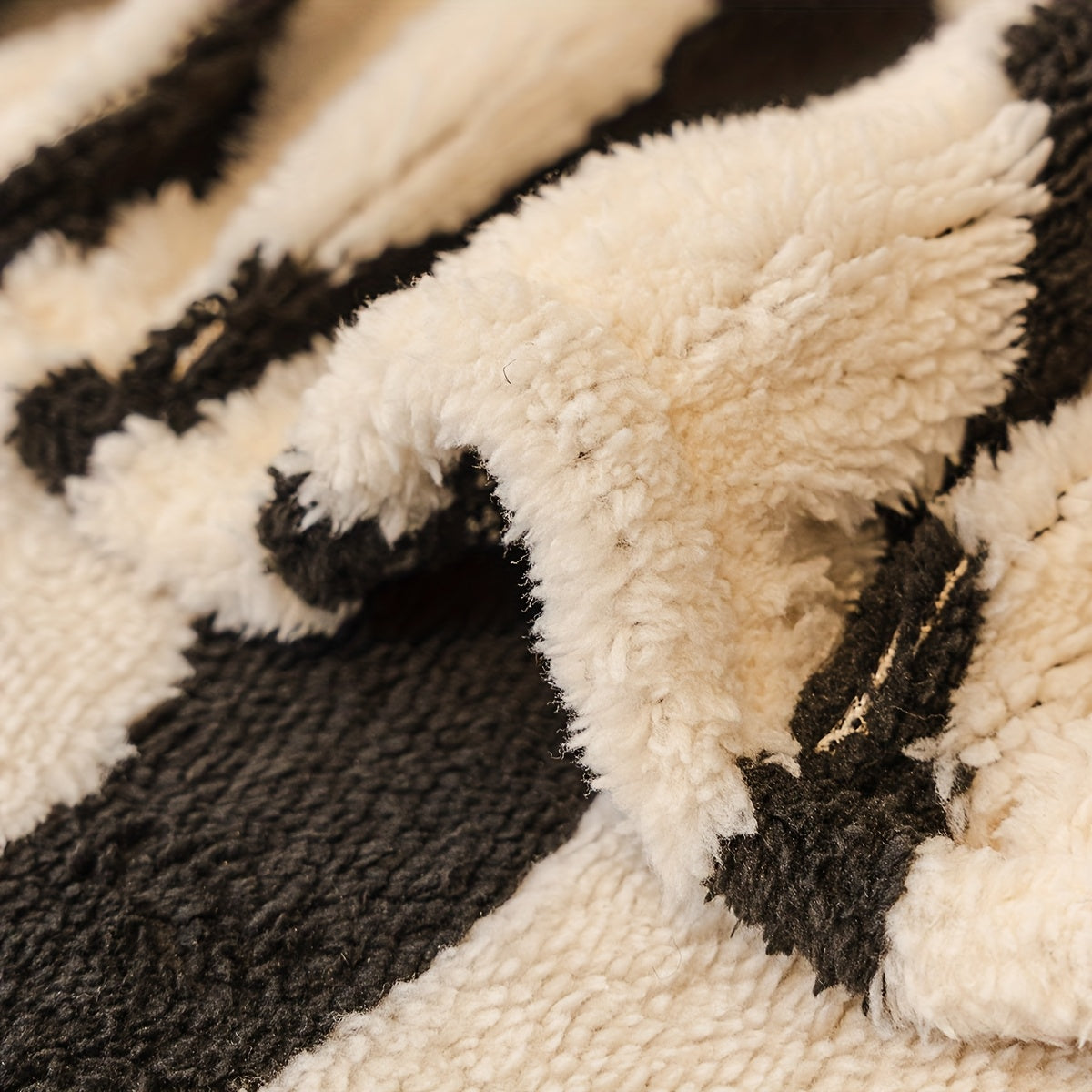 Housse de canapé extensible en peluche à housses séparées, vue de dos
