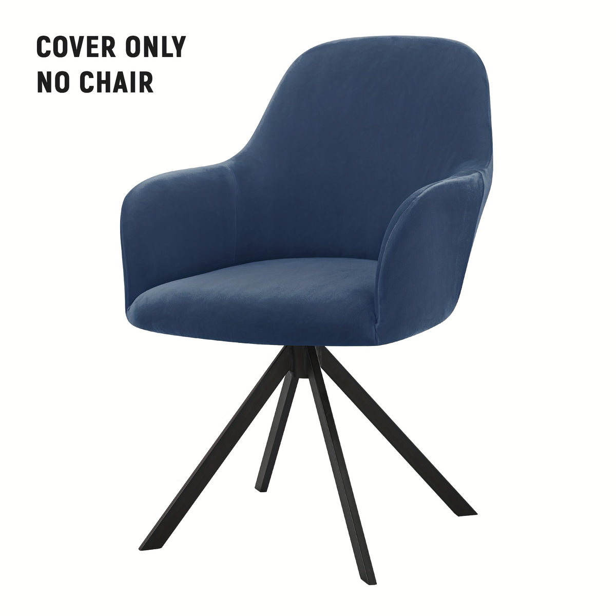 Housse de fauteuil extensible en velours, visuel produit