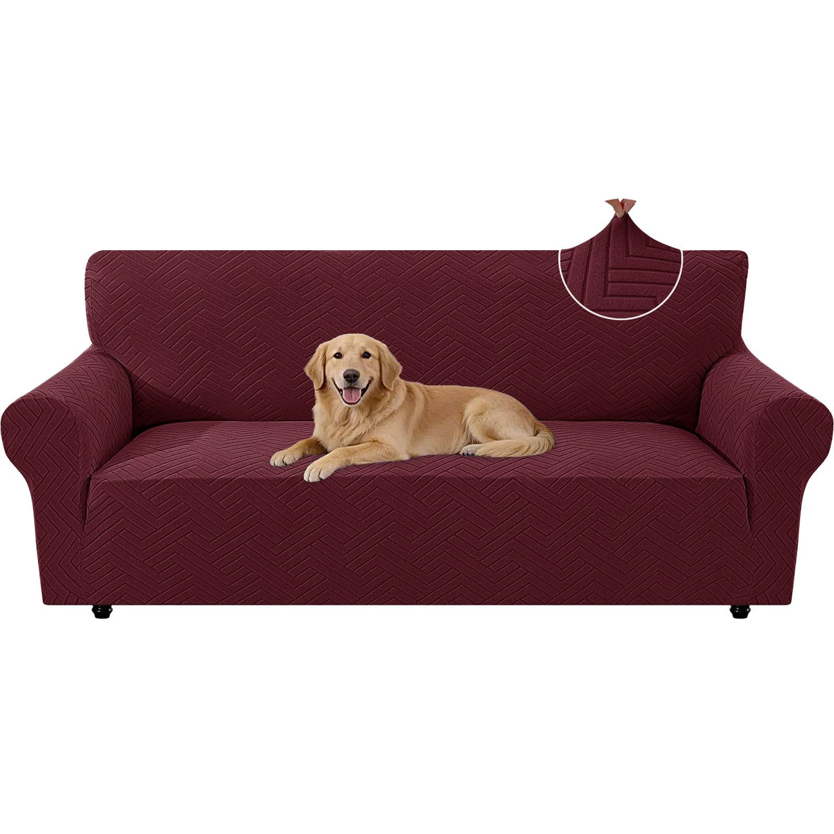 Housse de canapé épaisse extensible en polyester, visuel produit