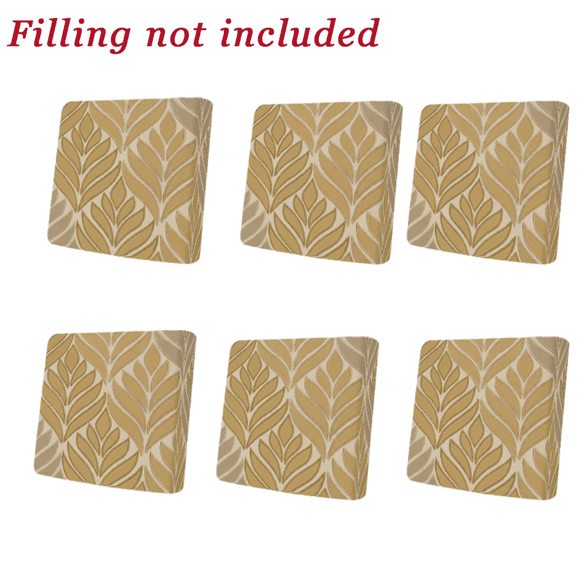 Housse de canapé en fibre de lait à motif feuillage, vue d'ensemble