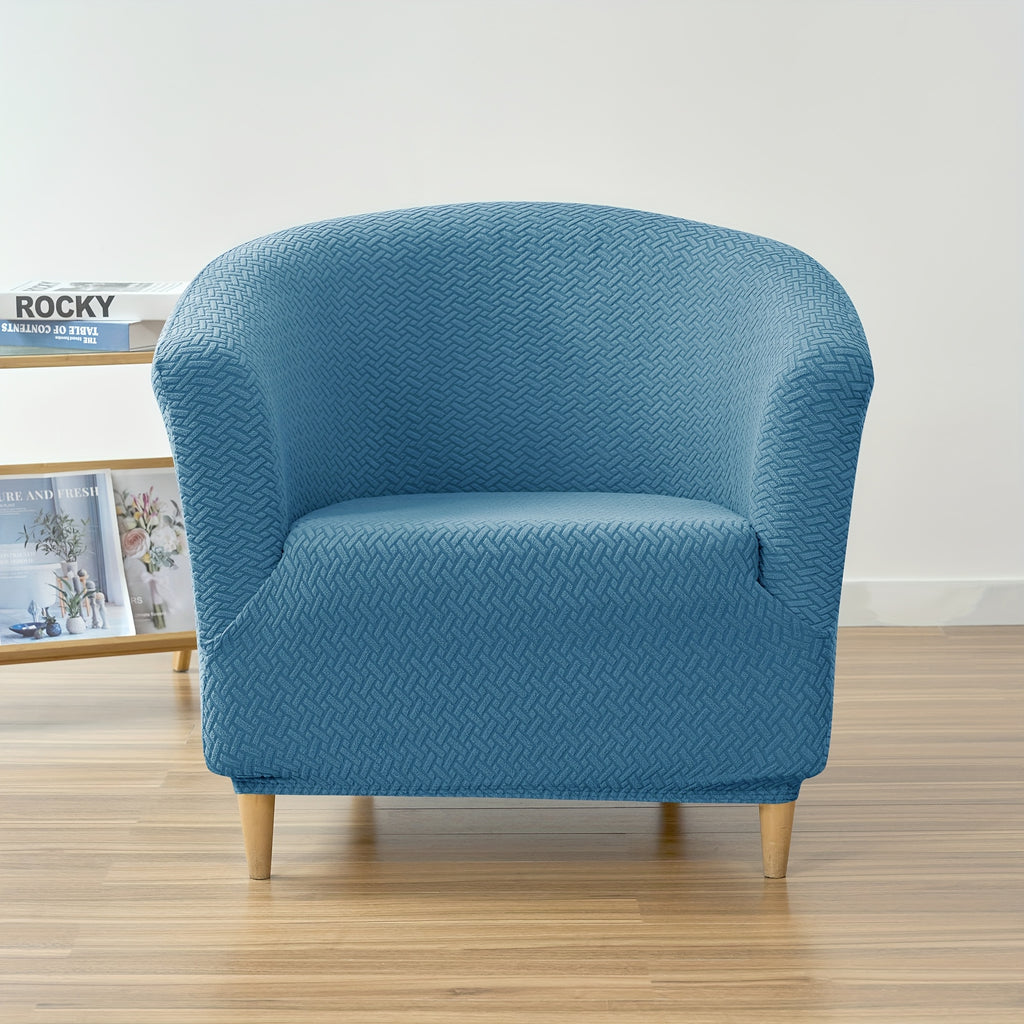 Housse de canapé extensible en polaire jacquard pour fauteuil, visuel produit