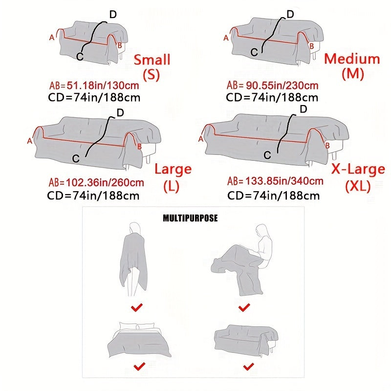 Housse de canapé aspect bouclette, autre coloris