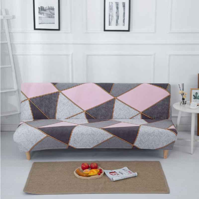 Housse de canapé légère extensible en fibre de lait matelassée