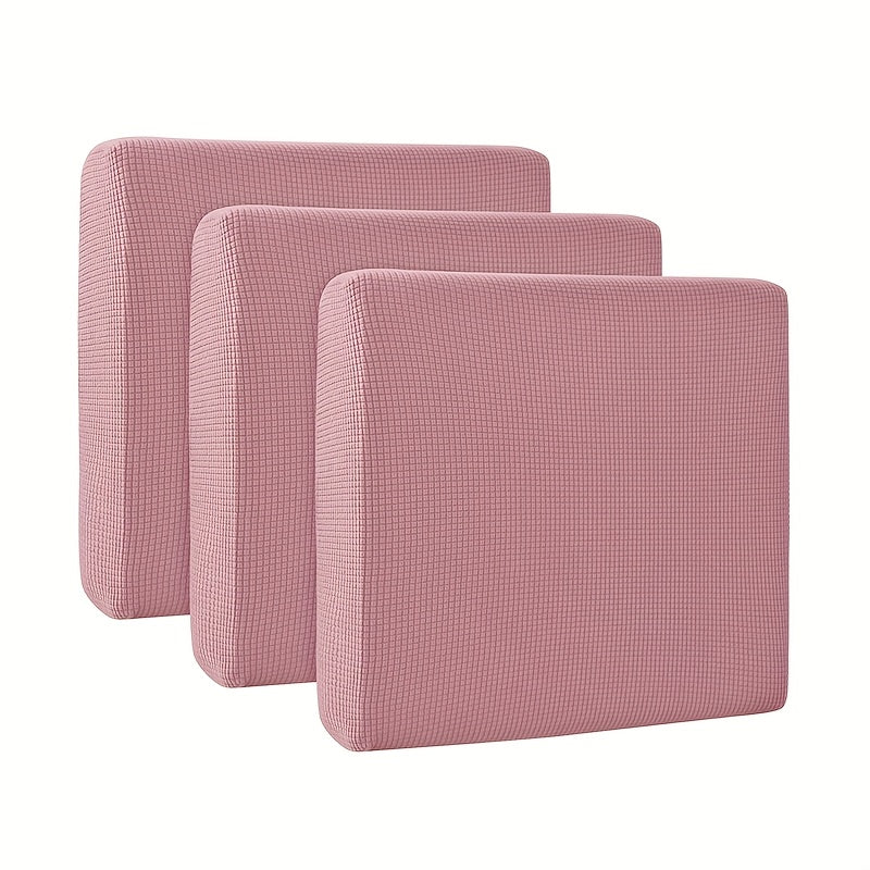 Housse de coussin extensible en velours côtelé jacquard, autre coloris