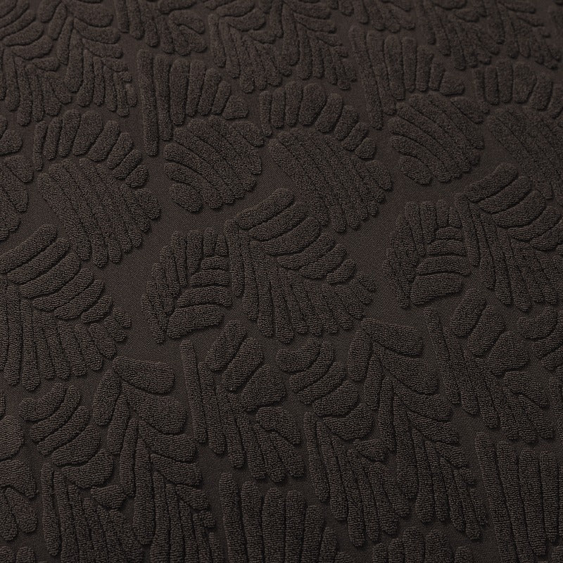 Housse de canapé extensible en jacquard à rayures, mise en situation